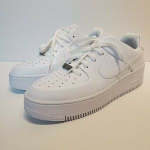 NEW Nike Air Force 1 Sage Low Triple White Size 10